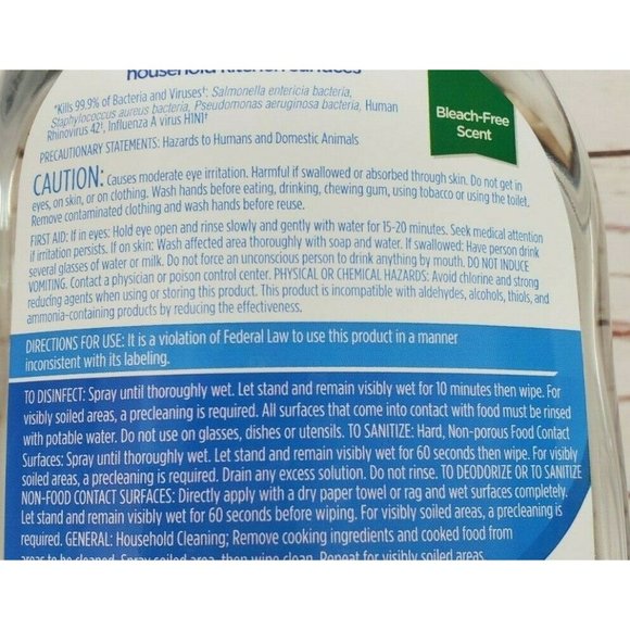 Bleach Free HOM Works Multi-Surface Cleaner Antibacterial 810051640533 - Picture 4 of 8